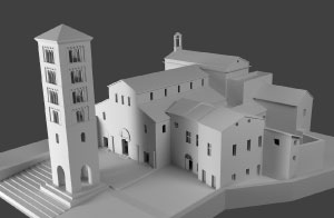 Modello 3D Cattedrale di Anagni