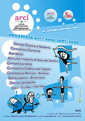 Locandina attività sportive anno 2007-2008