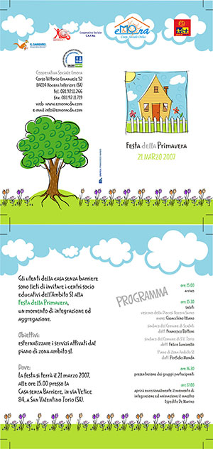 Brochure festa di primavera