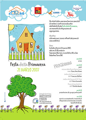 Locandina festa di primavera