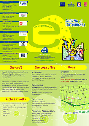 Brochure informativa su Agenzia di Cittadinanza
