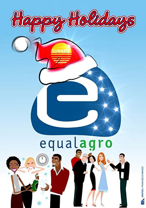 Cartolina d'auguri progetto Equalagro