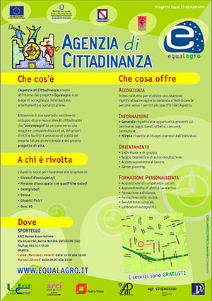 Manifesto informativo sul progetto Equalagro