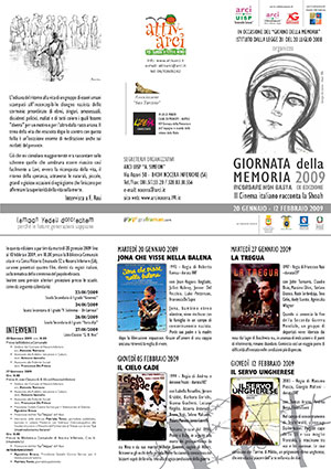 Brochure Ed. 2009 Giornata della Memoria