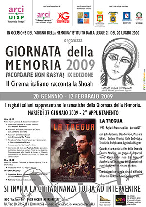 Locandina Film Ed. 2009 Giornata della Memoria