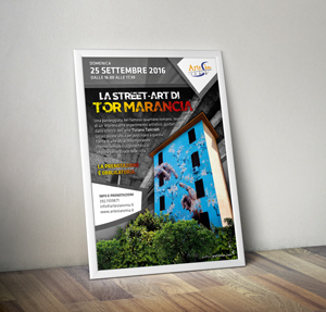 Il mockup della locandina.