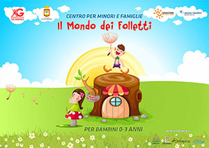 Targa in plexiglass Centro per minori Il Mondo dei Folletti