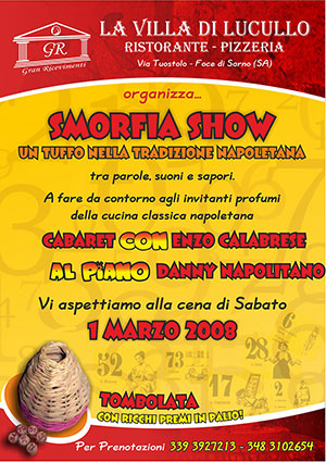 Volantino evento Smorfia show
