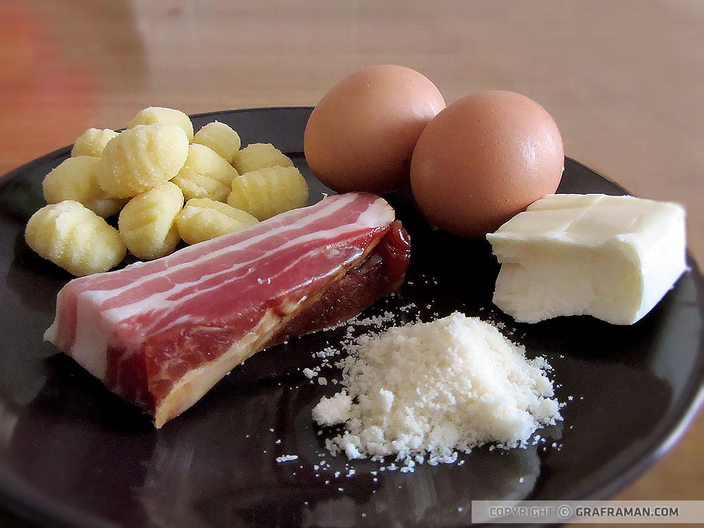 Gnocchi di patate alla carbonara