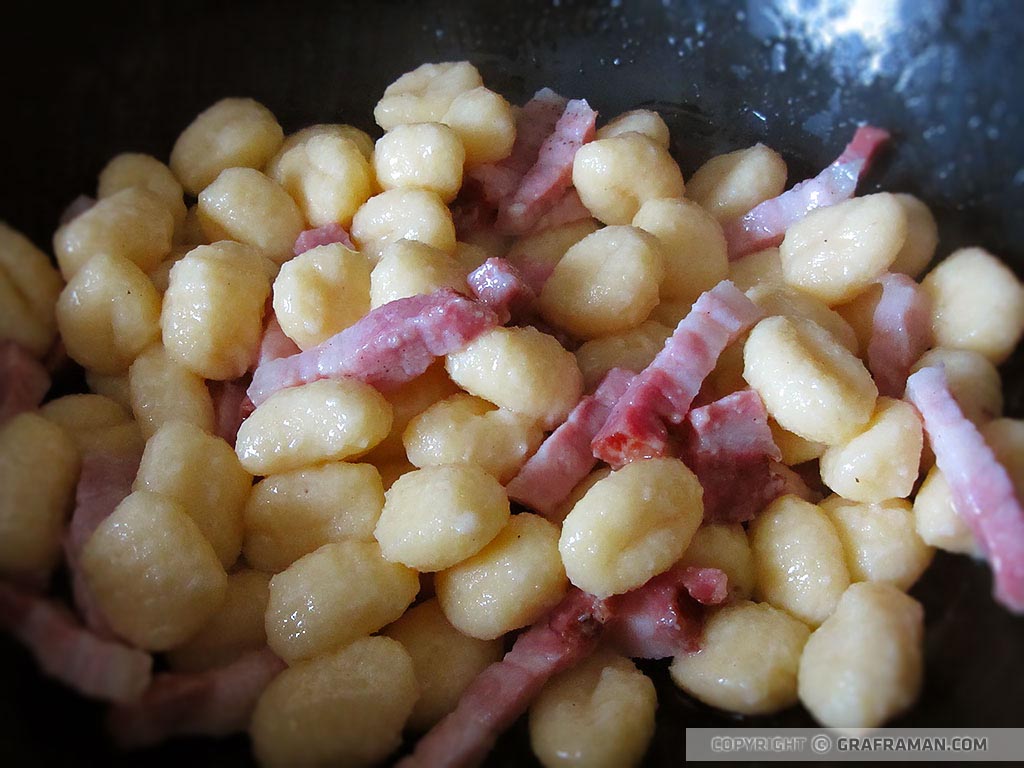 Gnocchi di patate alla carbonara