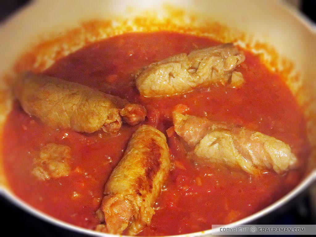 Involtini di vitello alla parmigiana