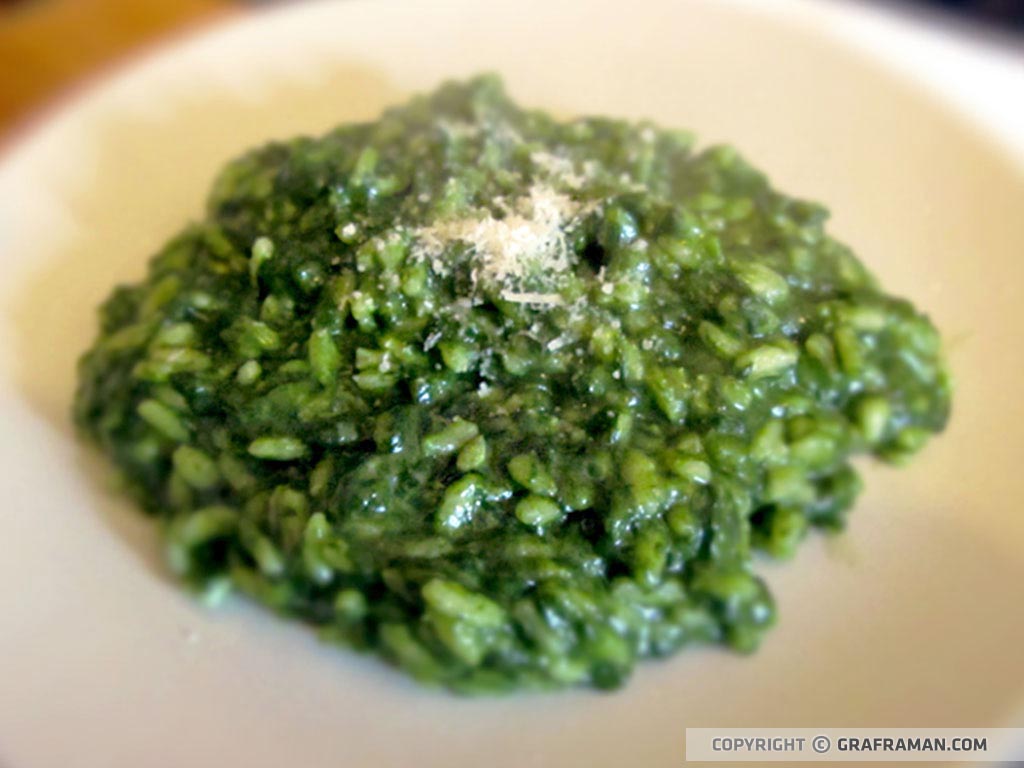 Risotto agli spinaci