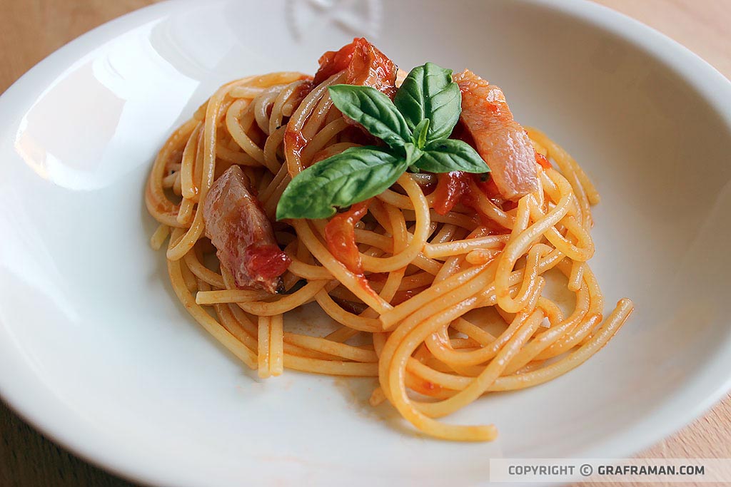 Spaghetti all'amatriciana