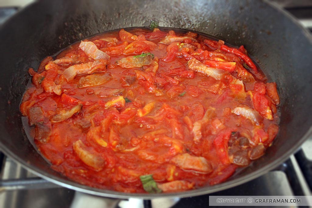 Spaghetti all'amatriciana