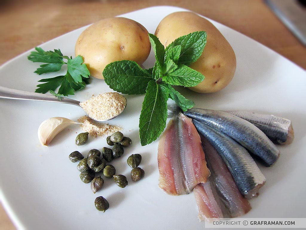 Tortiera di sardine con patate