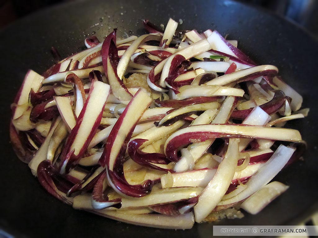 Troccoli con radicchio e tonno