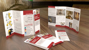 Mockup 3D brochure