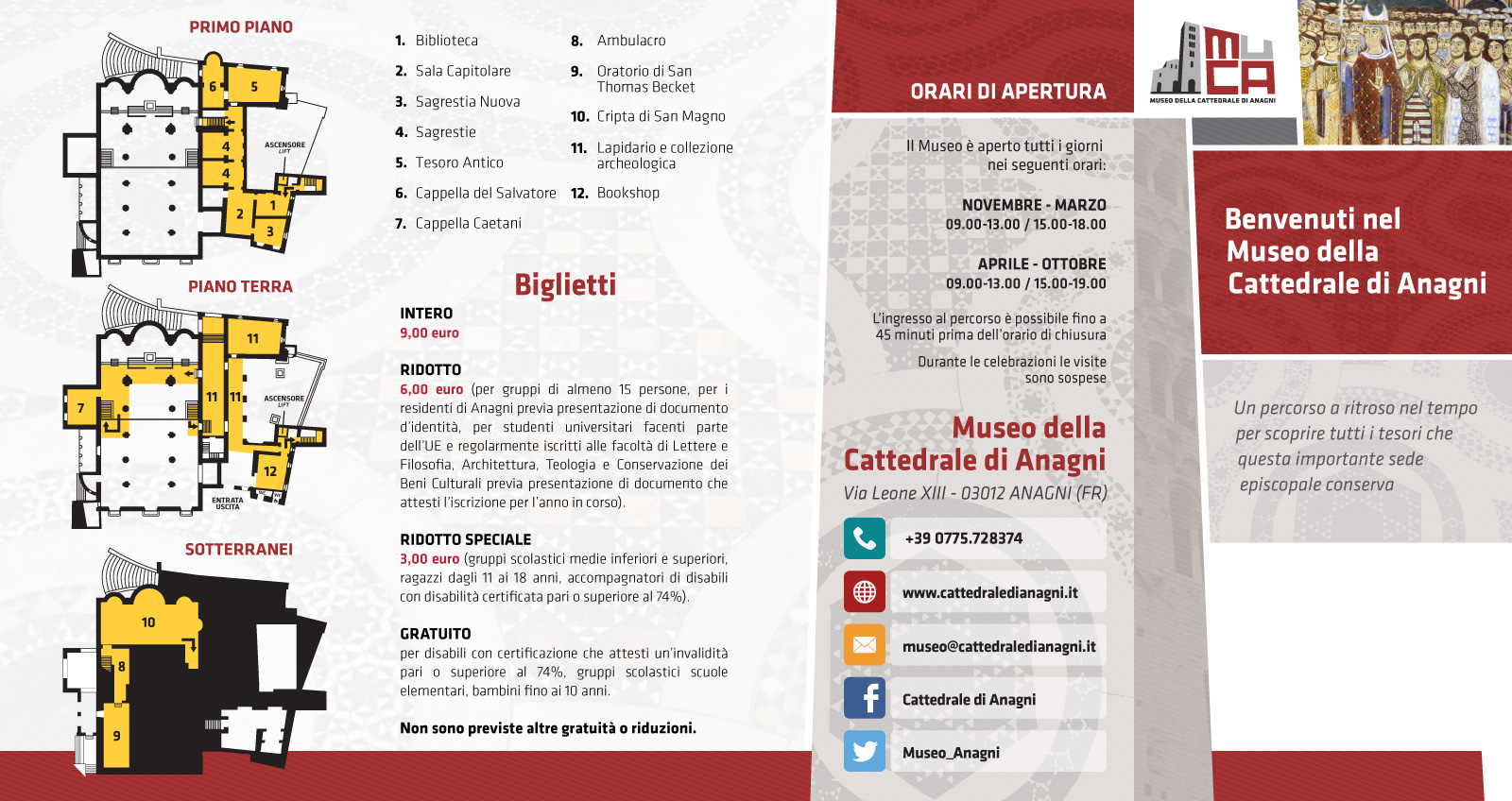 Brochure Museo della Cattedrale di Anagni