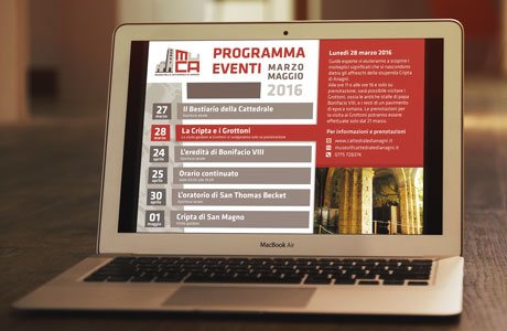 Locandina eventi primavera 2016 Museo della Cattedrale di Anagni