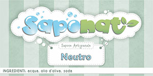 Etichetta adesiva sapone neutro