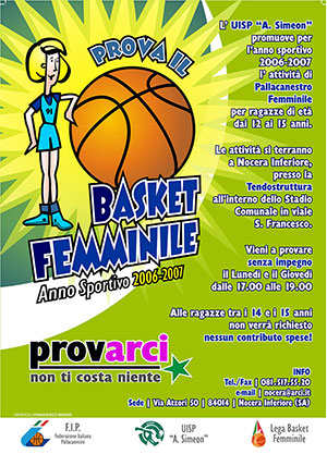 Locandina basket femminile 2006-2007