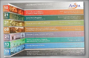 Calendario visite guidate Artesìa