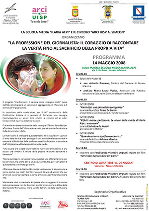 Locandina evento della I Edizione del progetto Confrontarci