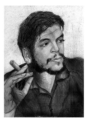 Matita, ritratto di Che Guevara