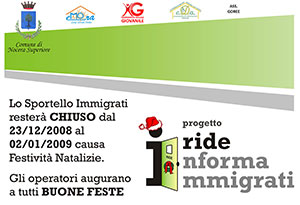 Avviso chiusure festive