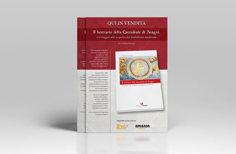 Locandina vendita libro "Il bestiario della Cattedrale di Anagni"