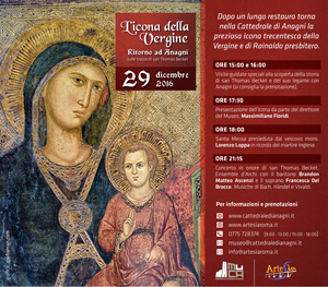 La locandina dell'evento per la diffusione sui social.