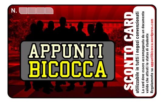 Carta fedeltà per sconti negli esercizi convenzionati