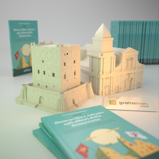 Ricostruzione 3D del libro
