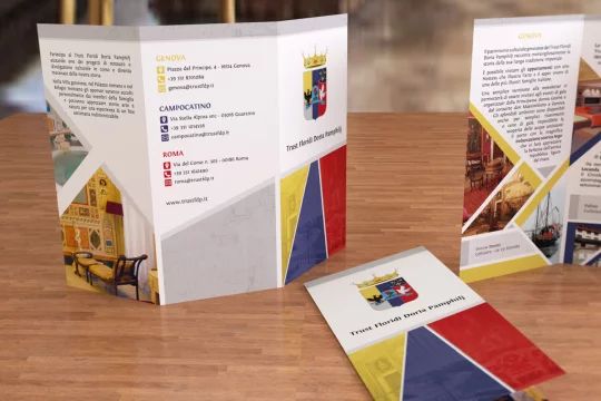 Ricostruzione 3D della brochure
