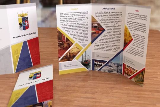 Ricostruzione 3D della brochure
