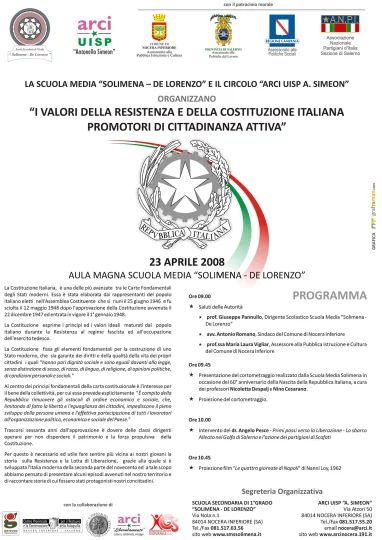 Locandina evento della I Edizione del progetto Confrontarci
