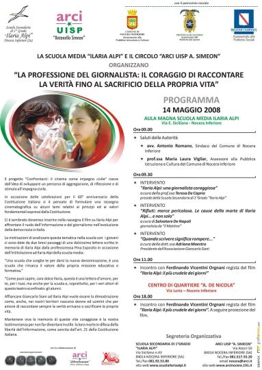 Locandina evento della I Edizione del progetto Confrontarci
