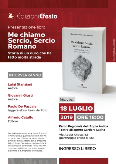 Locandina evento di presentazione libro
