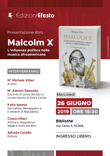 Locandina evento di presentazione libro
