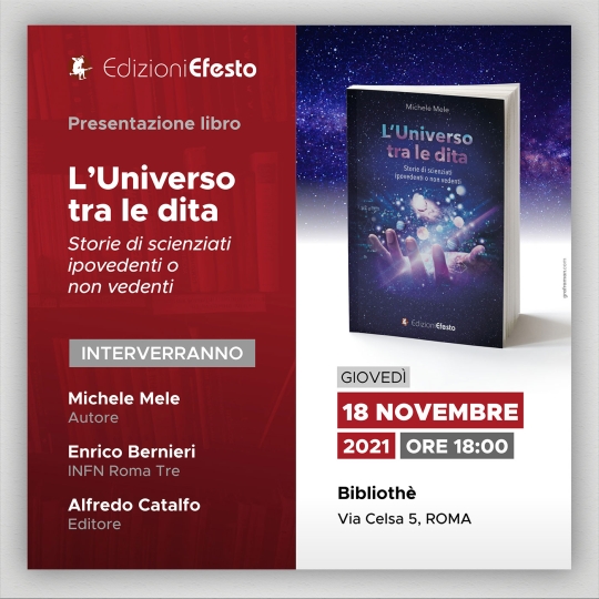 Locandina evento di presentazione libro
