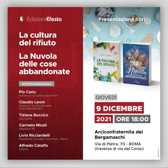 Locandina evento di presentazione libro