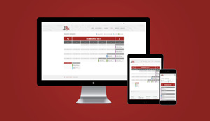 La pagina del calendario eventi
