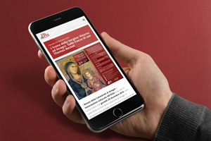 La pagina di un evento su dispositivi mobili