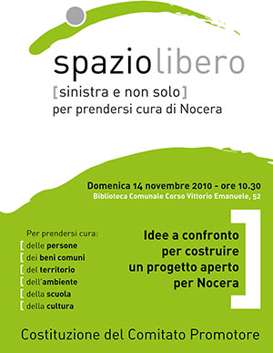 Locandina Costituzione Comitato Promotore
