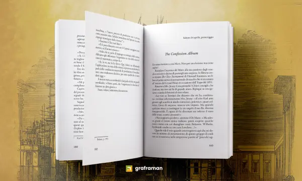 Mockup interno del libro