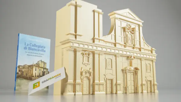 Ricostruzione 3D del libro