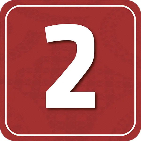 Pannello numerico "2" del percorso museale - Graframan