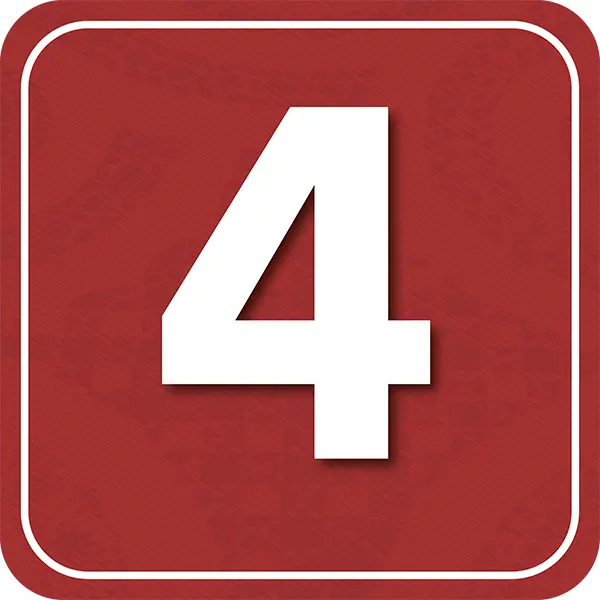 Pannello numerico "4" del percorso museale - Graframan