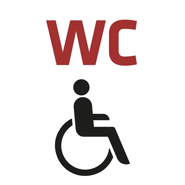 Icona dei servizi igienici per persone con disabilità - Graframan