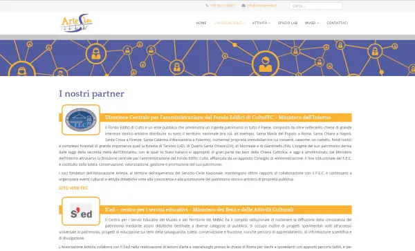 Pagina dei partner